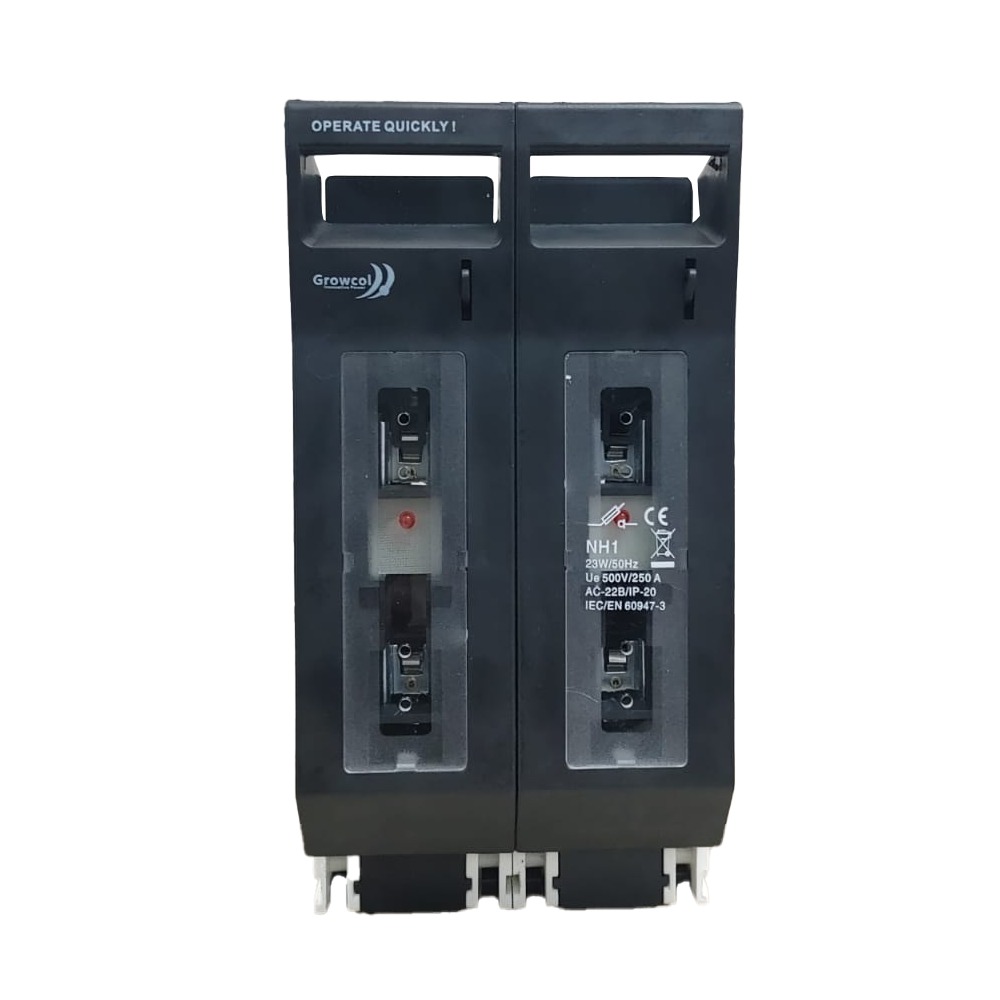 Growcol 2P Battery Fuse Holder 250A Black